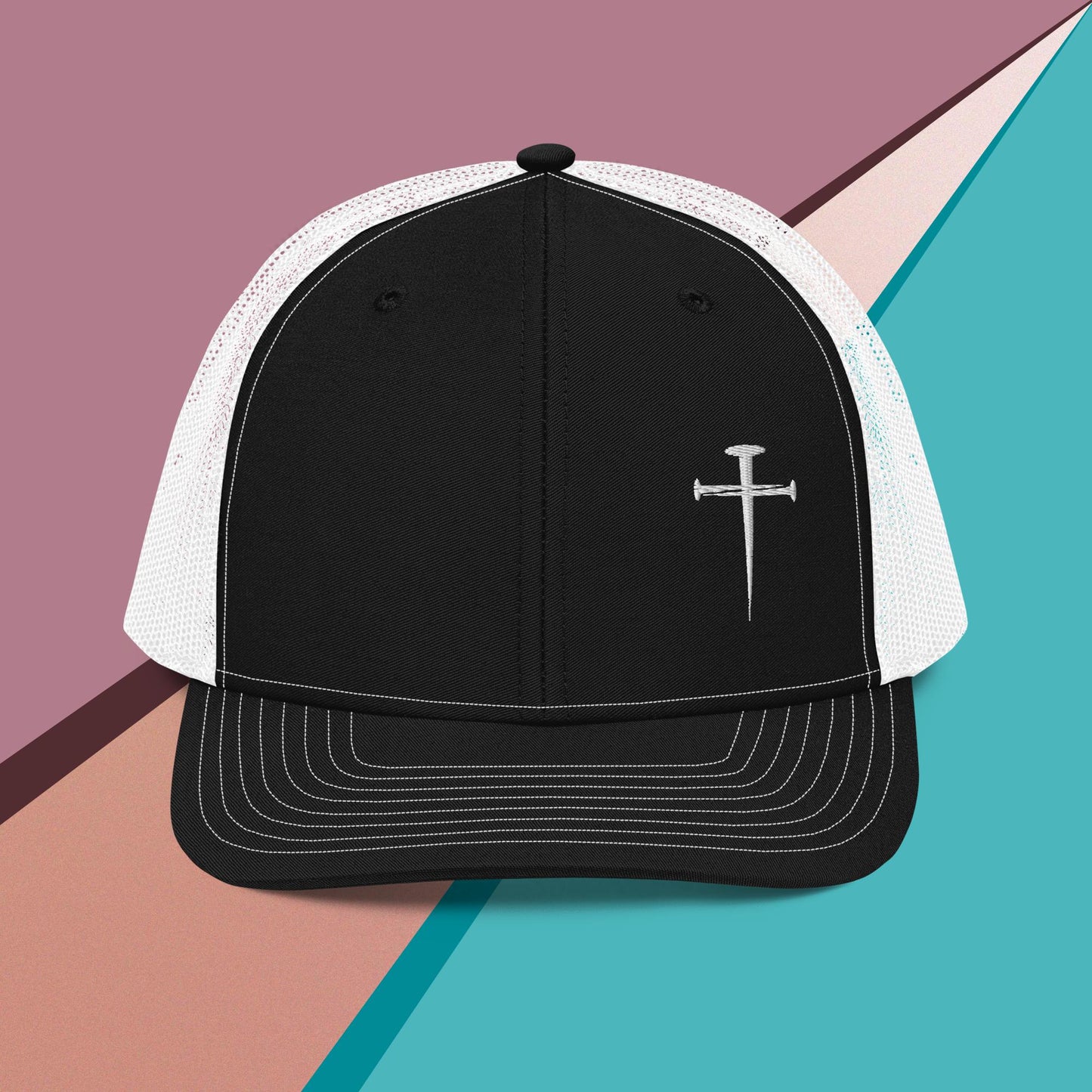 Nail Cross Trucker Hat